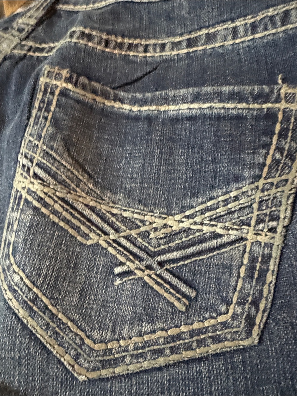 Rock & Roll Mid Rise Riding Jean; Size 29x34